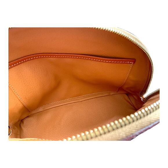 Celine Macadam Monogram Logo Pattern Small Vintage Clutch Bag Brown Leather - Picture 4 of 9